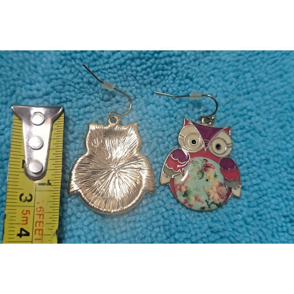 Owl earrings - Picture 3 of 4